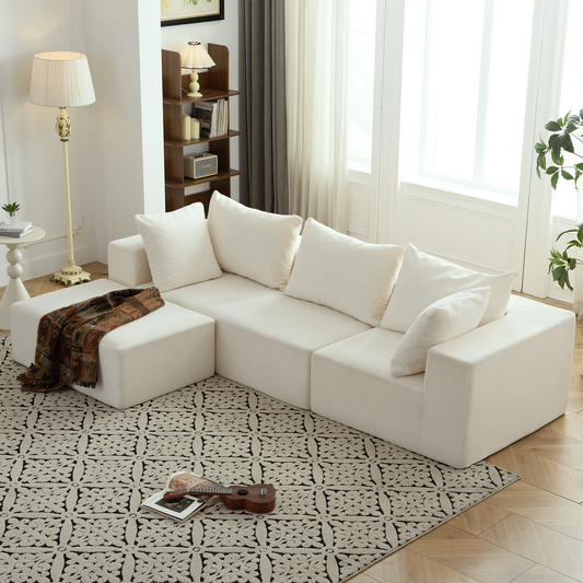 L shaped Cloud Sofa