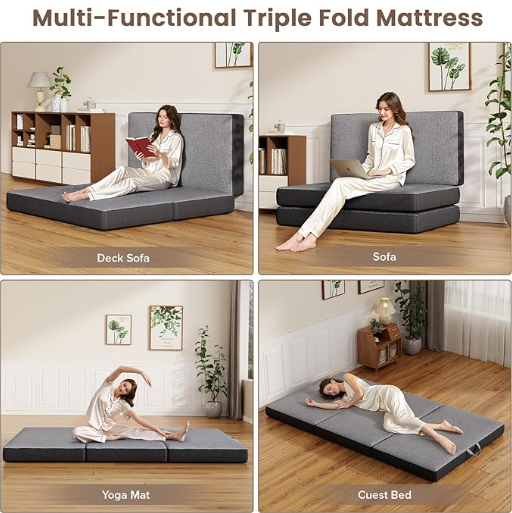 Vamcheer Tri Folding Mattress