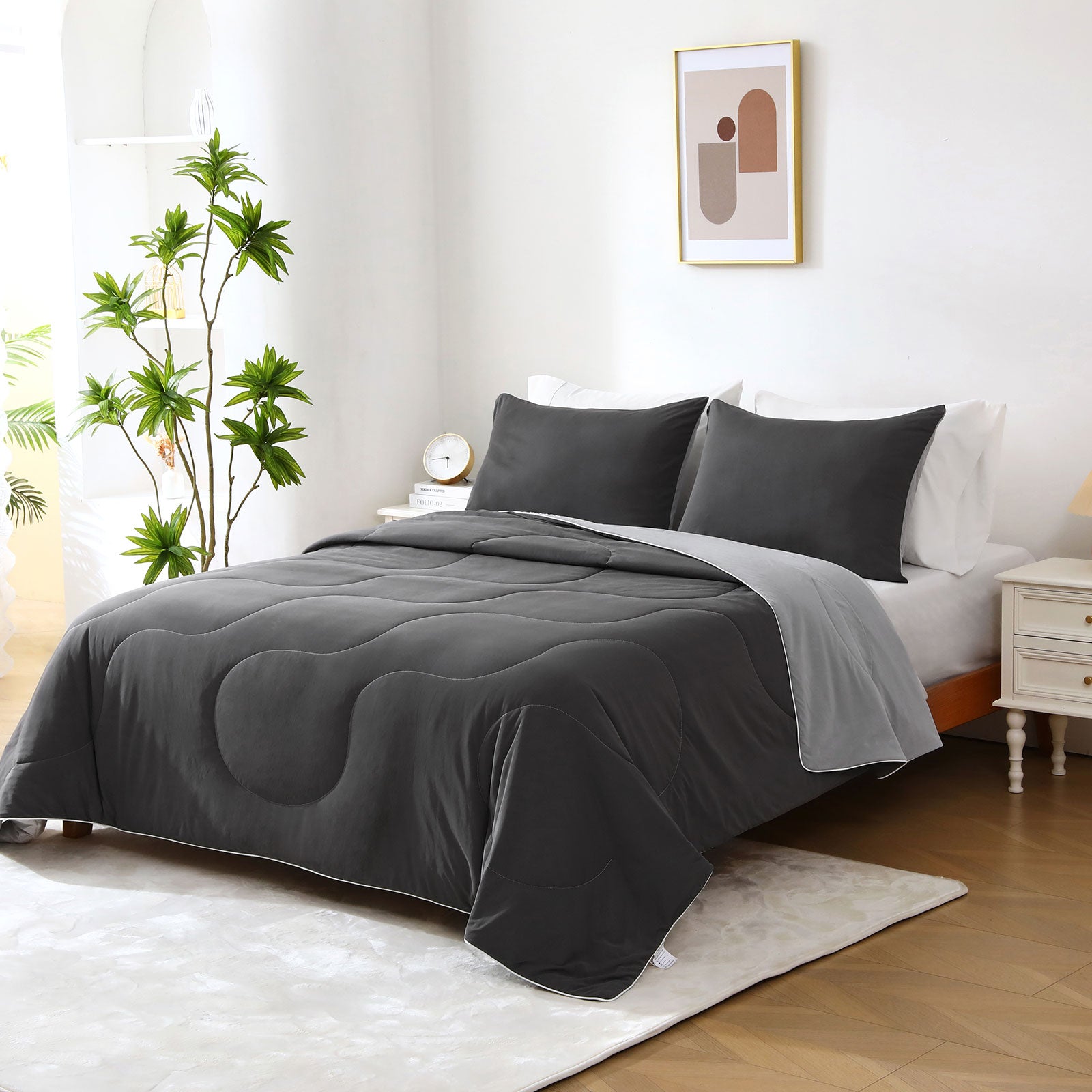 10021-Cooling Comforter-Gray